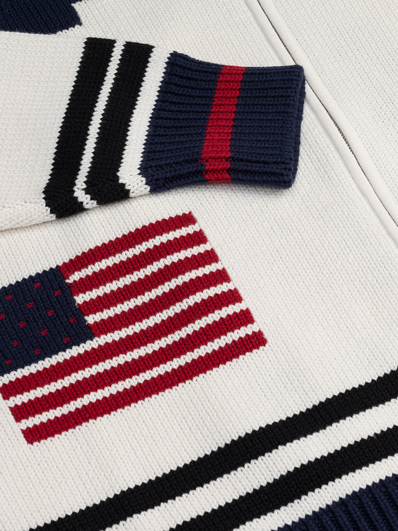 RHUDE ST. CROIX KNIT ZIP-UP 4