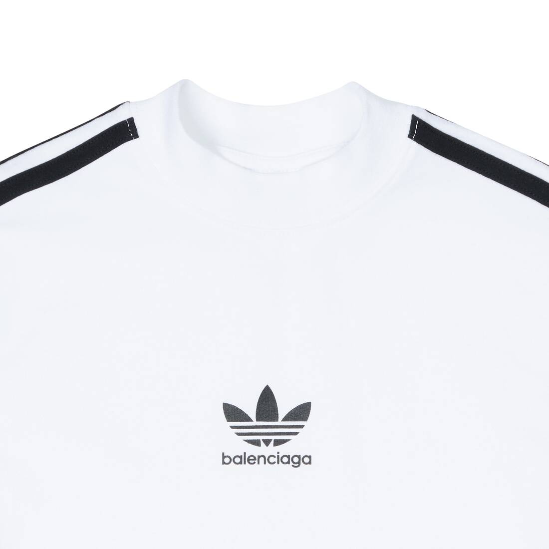 Women's Balenciaga / Adidas Shrunk T-shirt in White - 8