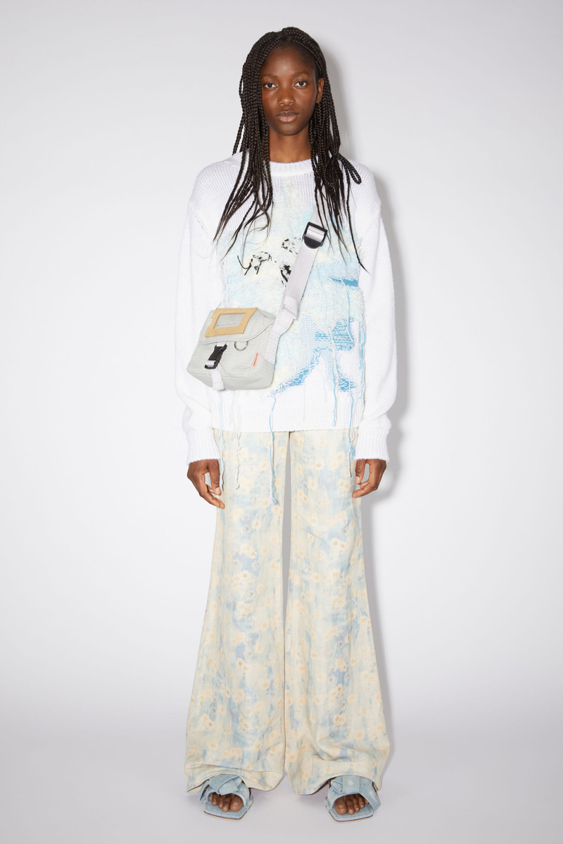 Mini messenger bag - Cold beige/lilac purple 2