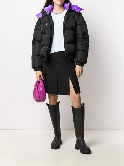 MSGM pleated knee-length skirt outlook