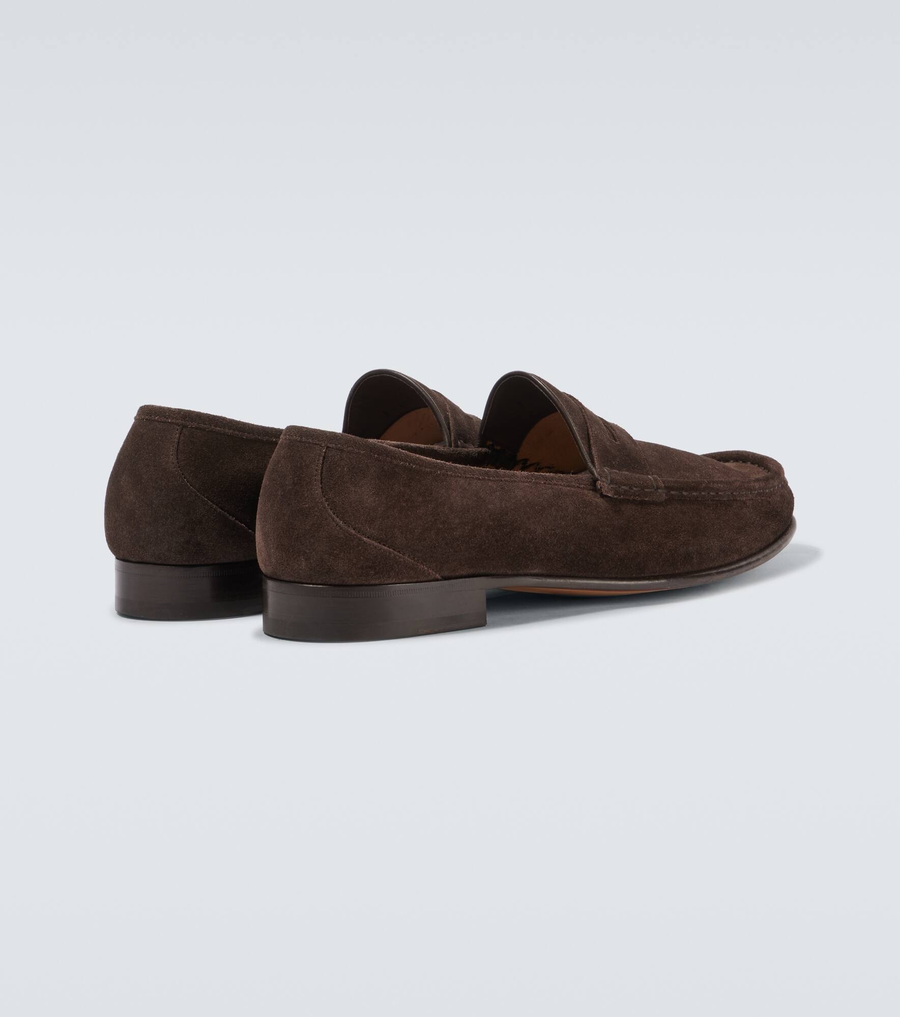York suede penny loafers - 6