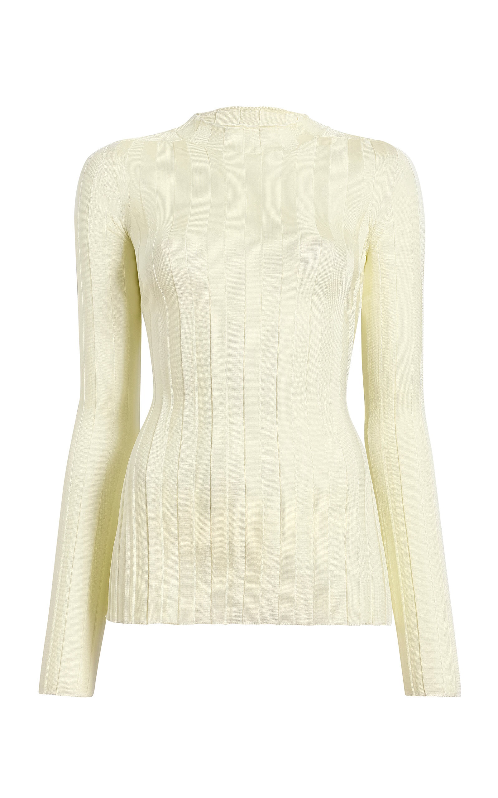 KHAITE Cosette Cashmere Top yellow modaoperandi REVERSIBLE - Main Image