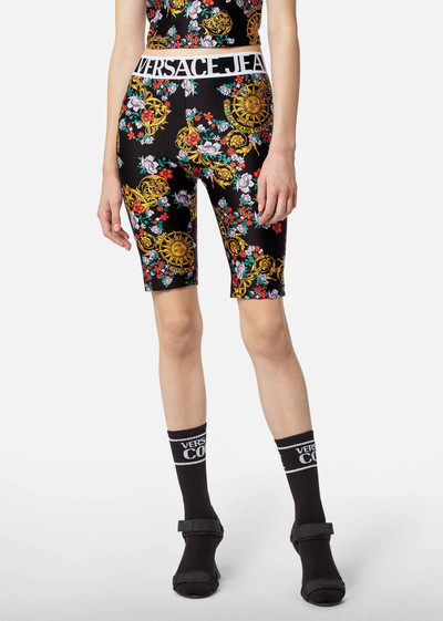 VERSACE JEANS COUTURE Sun Flower Garland Shorts outlook