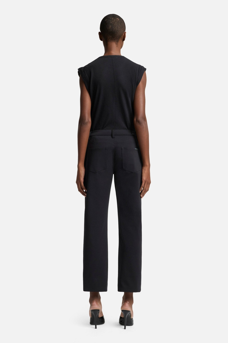 Luxe Performance Knit Calie Straight Ankle in Black 5