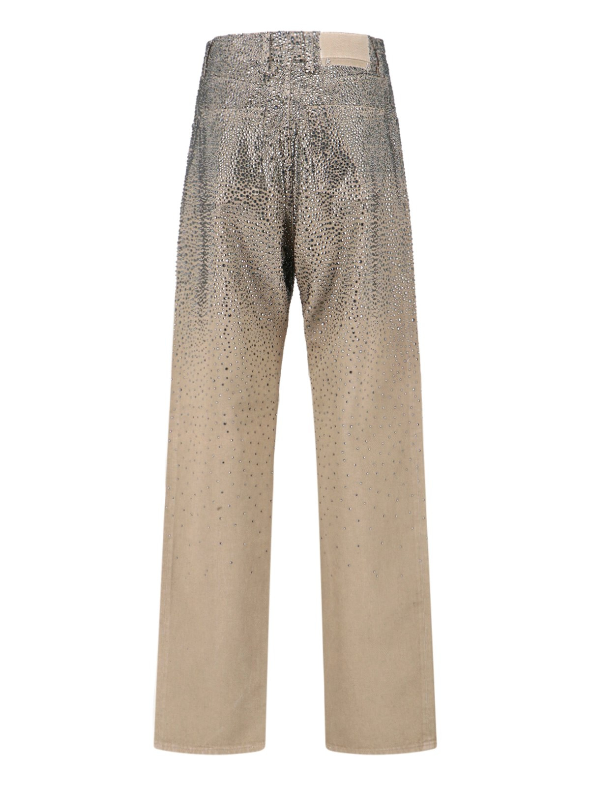 STRAIGHT JEANS WITH RHINESTONES - 2