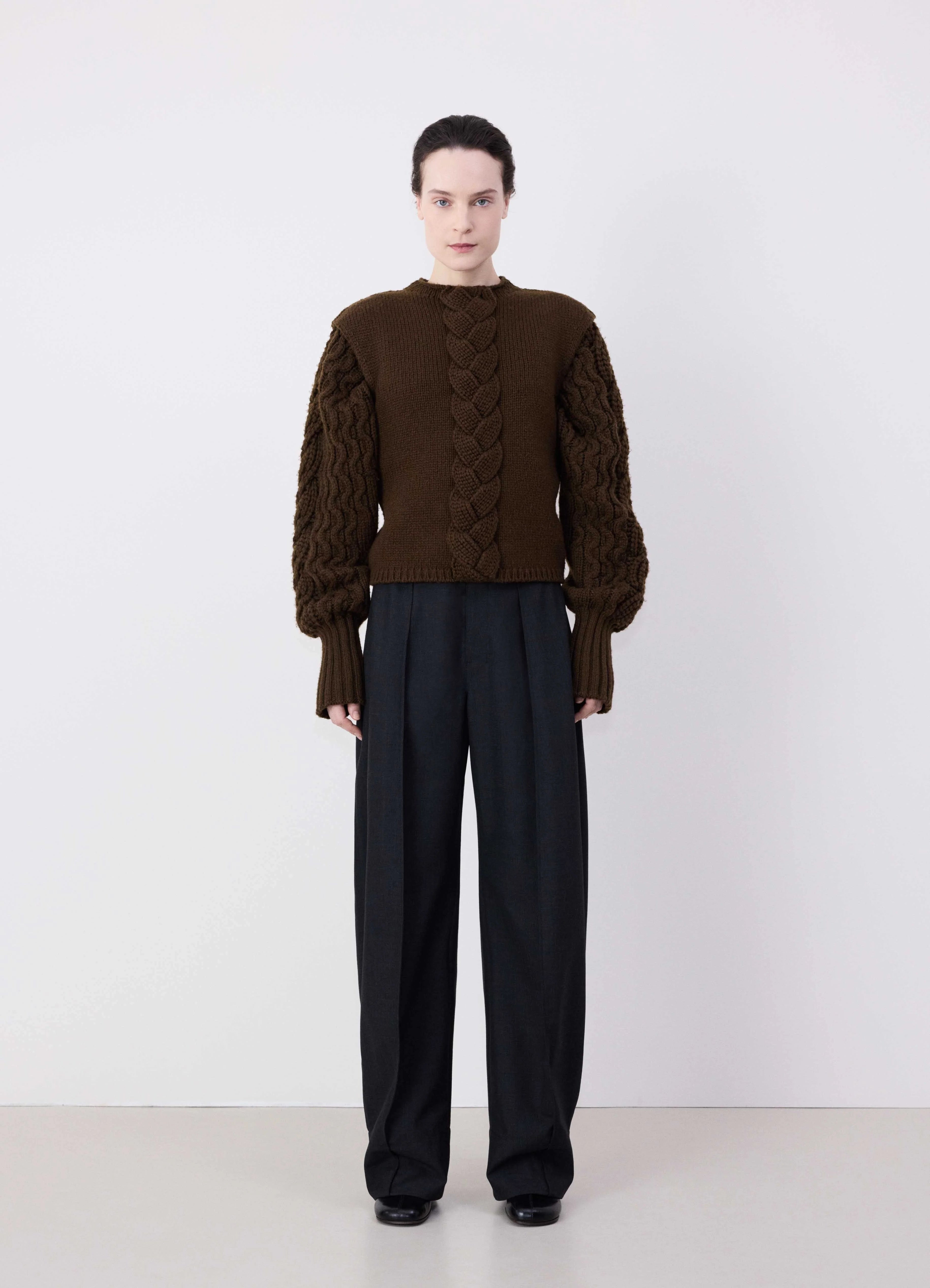 CABLE SLEEVELESS JUMPER - 2