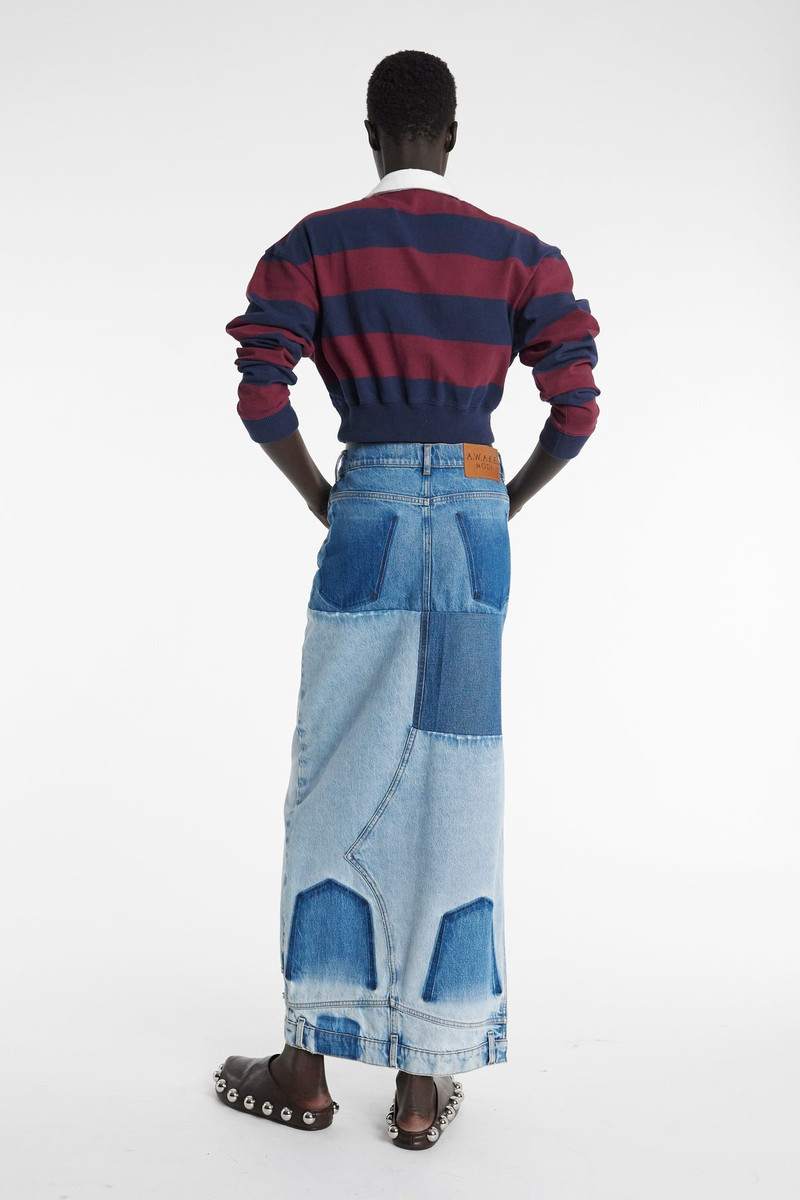 TWISTED COLLAR RUGBY JERSEY BURGUNDY NAVY 3