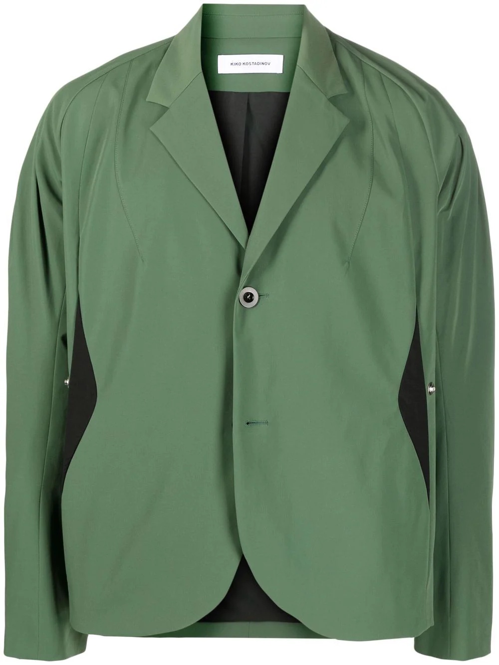 notched-lapel single-breasted jacket - 1