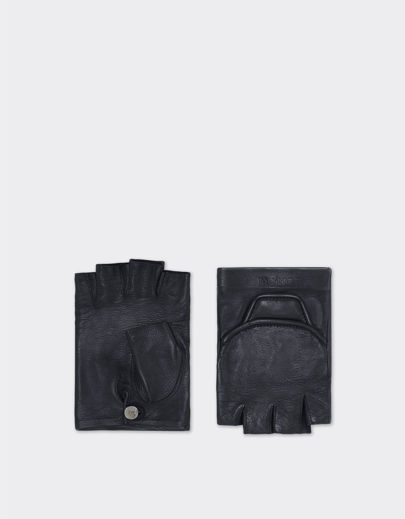 Fingerless gloves in nappa leather 1