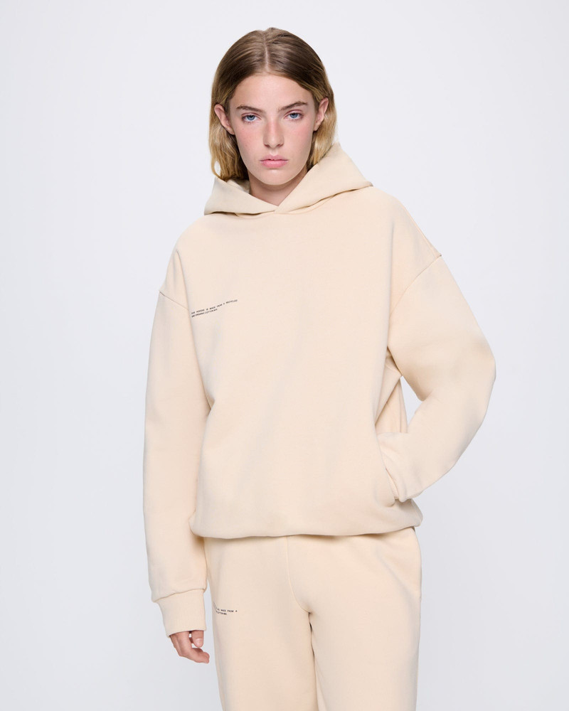 PANGAIA Womens 365 Heavyweight Hoodie - Sand outlook