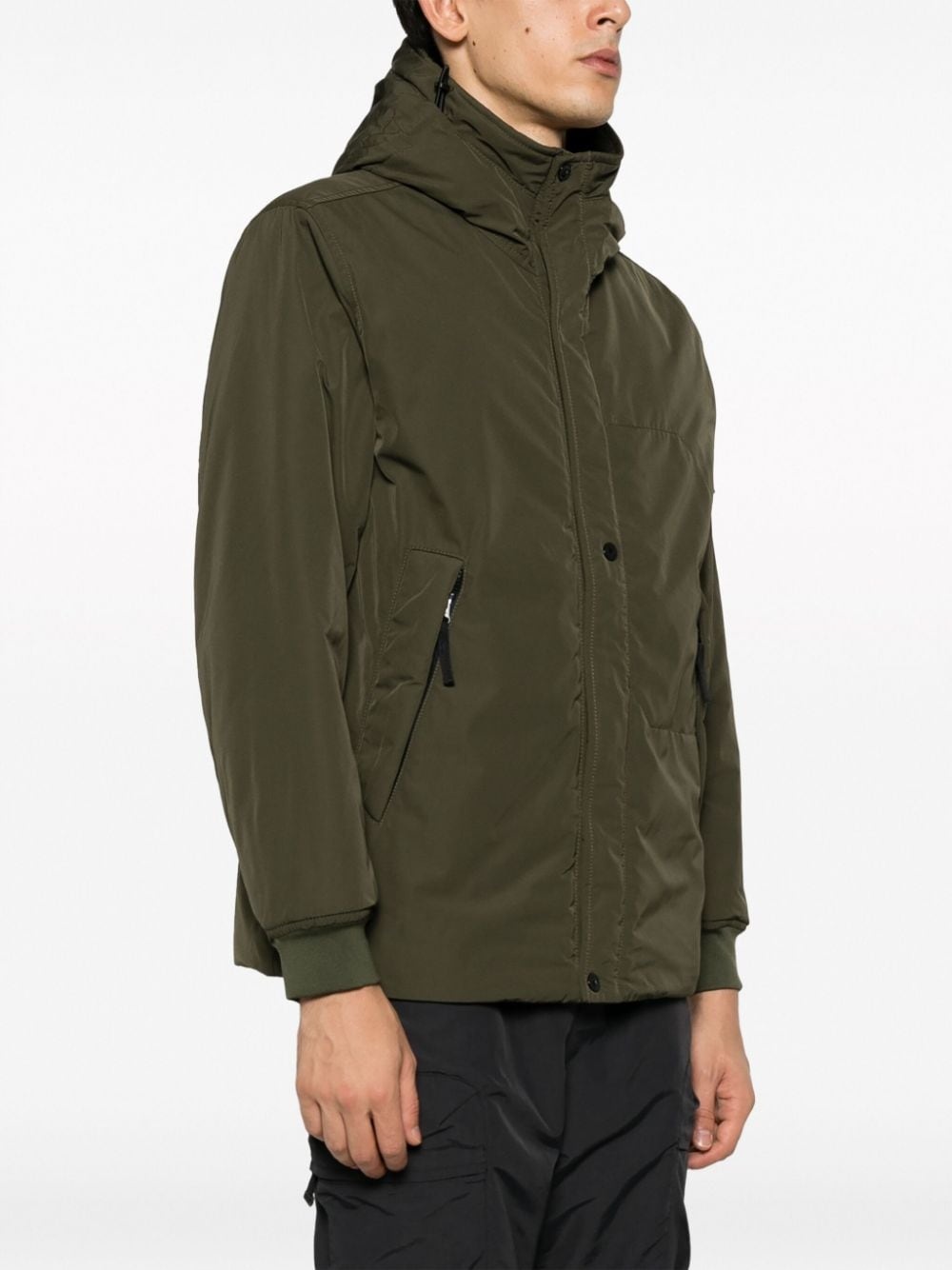 Compass-logo hooded jacket - 3