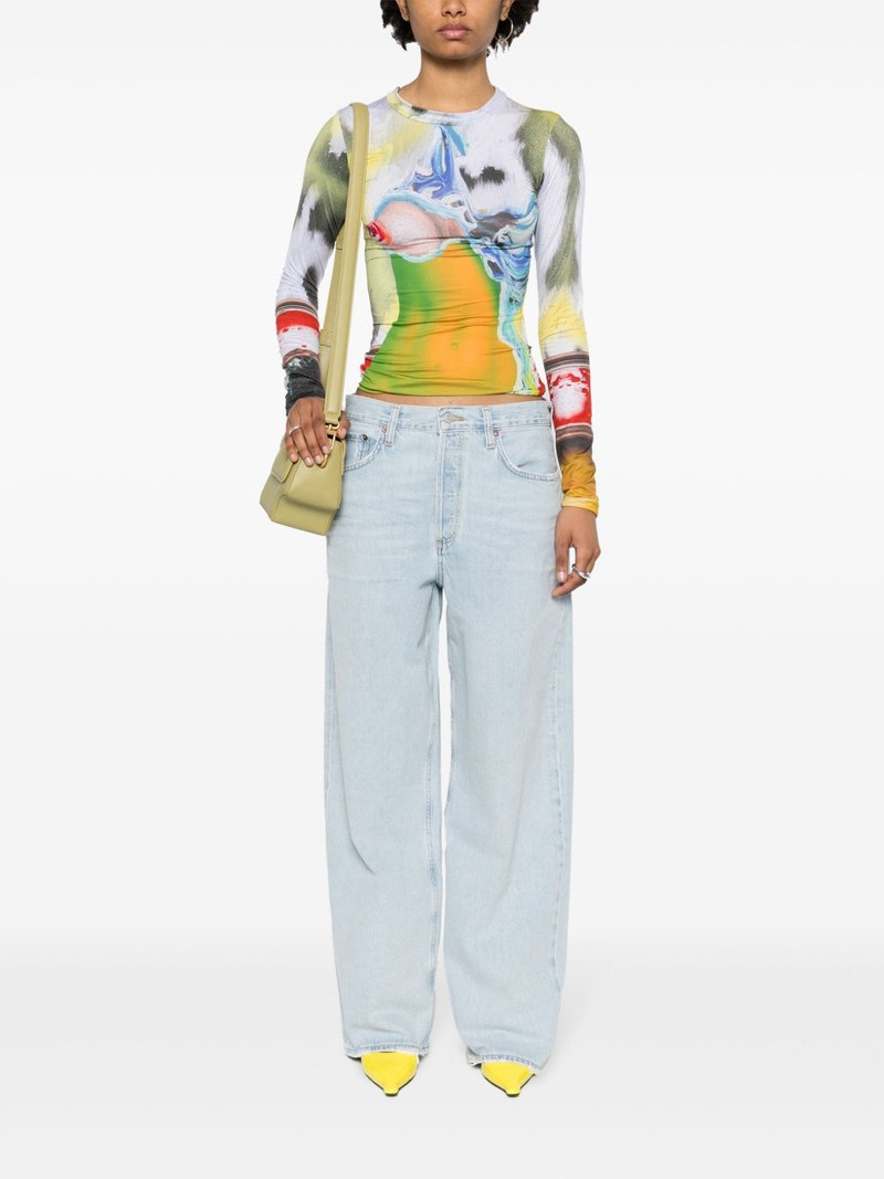 AGOLDE Low Slung Baggy cotton jeans outlook