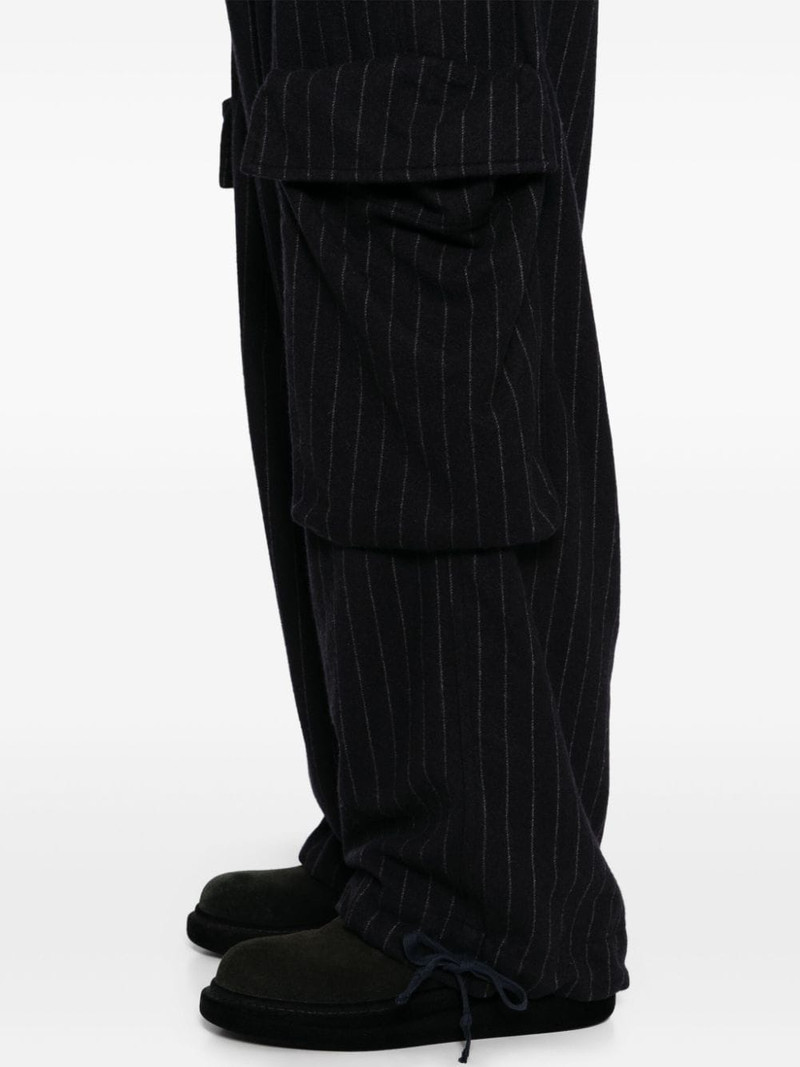 pinstriped wide trousers 5
