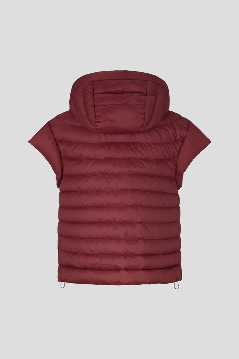 BOGNER Betty Lightweight down gilet in Bordeaux outlook