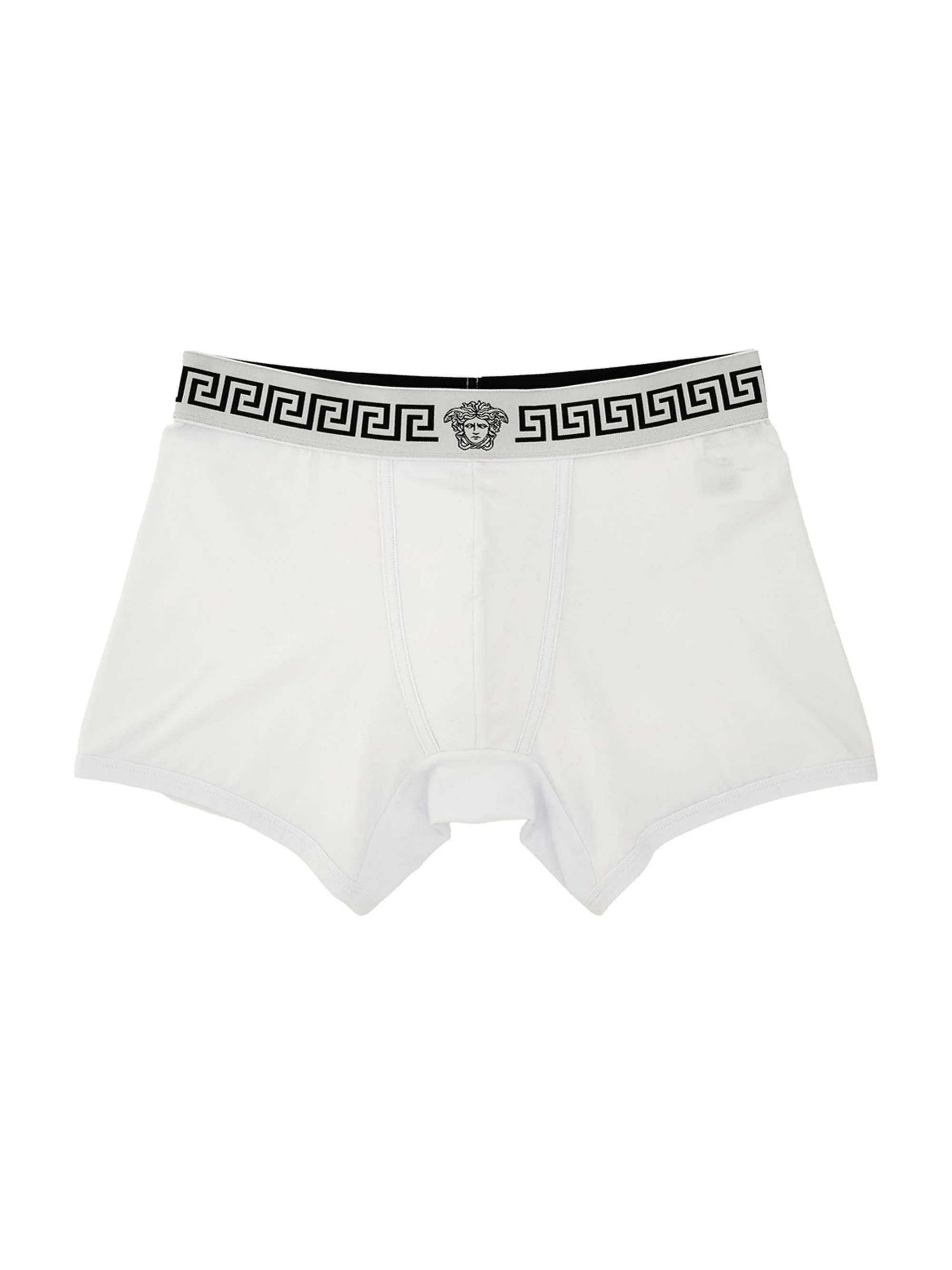Men's Greca Medusa-Head Jersey Boxer Brief - Optical White - 1