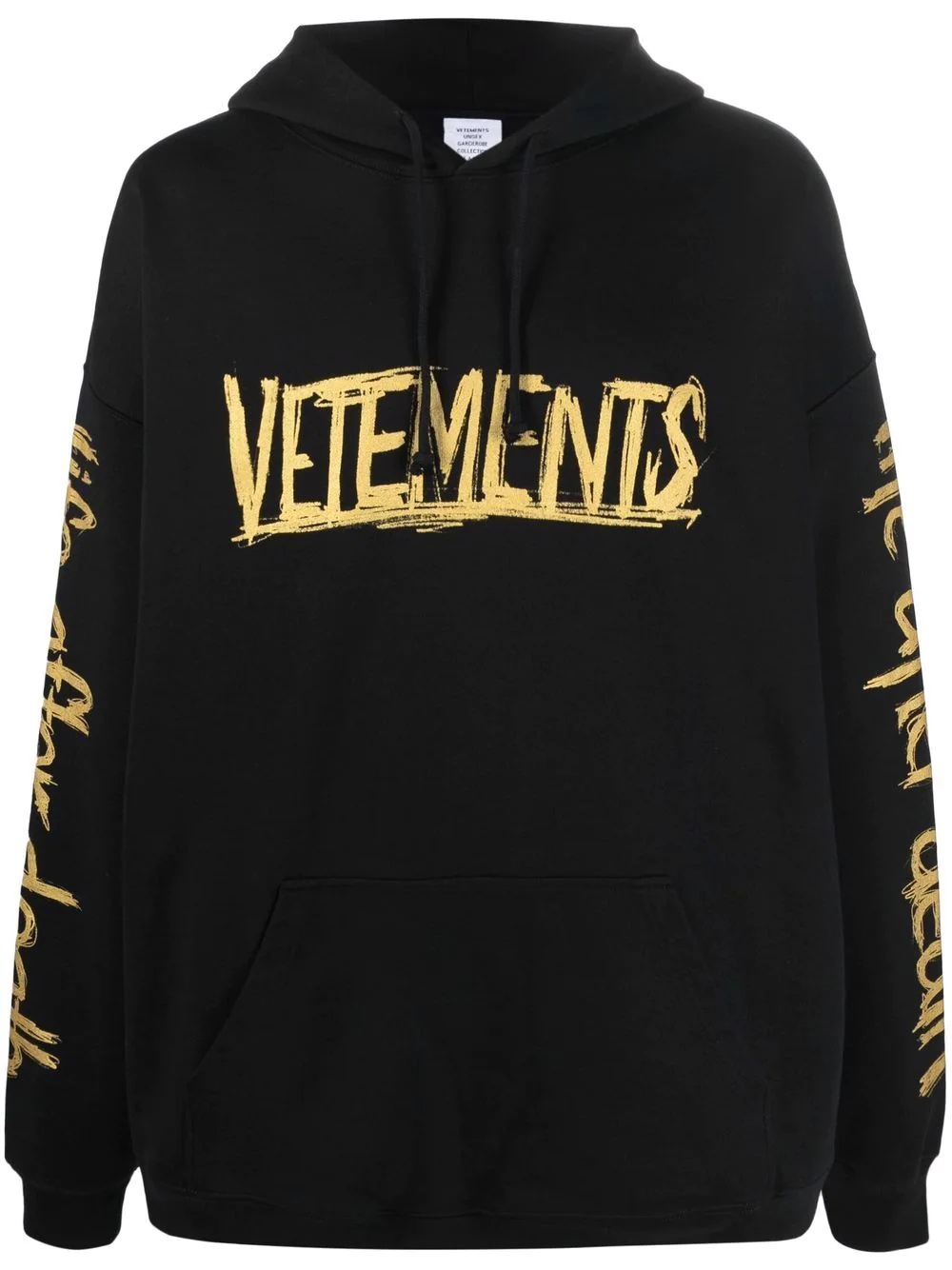 logo-print hoodie - 1