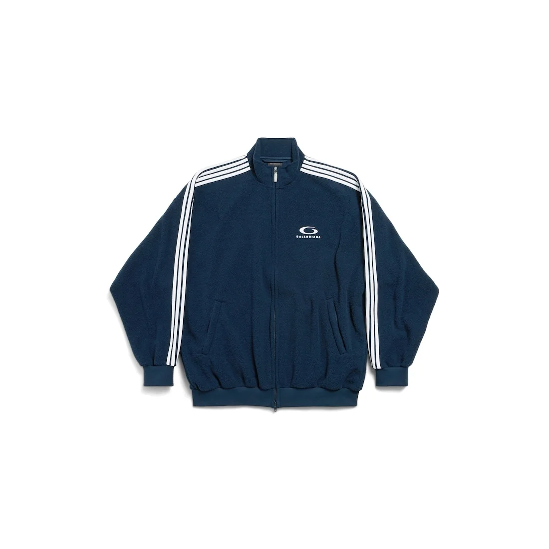 Loop Sports Icon Zip-up Jacket in Navy/white - 1
