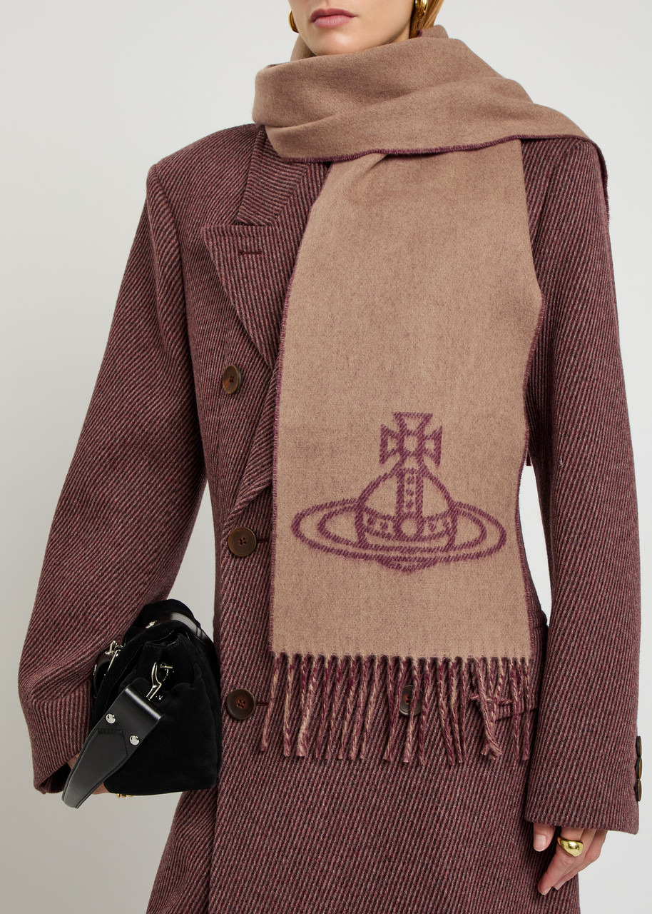 Vivienne Westwood Orb-intarsia Wool Scarf - 2