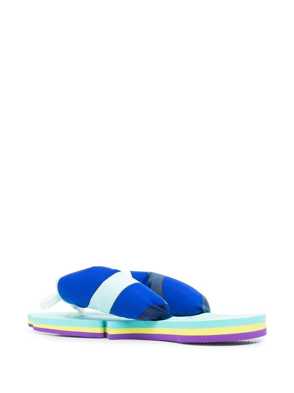 Marmo-print Scuba flip flops - 3