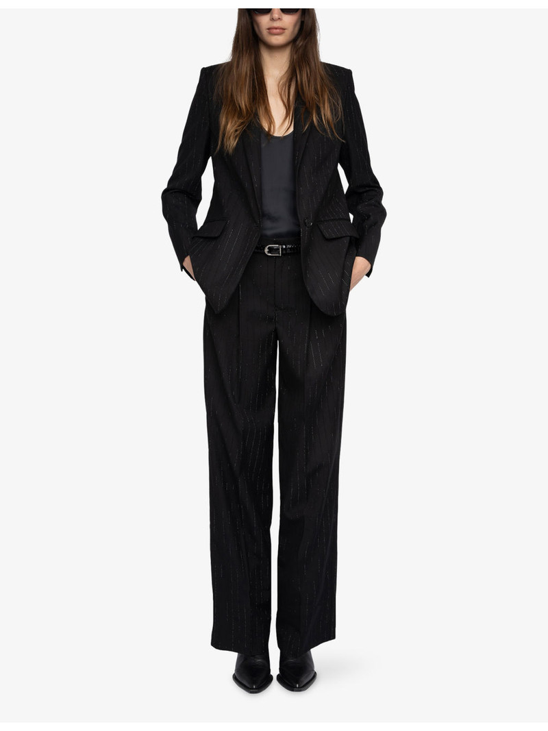 Zadig & Voltaire Valse Single-Breasted Woven Blazer outlook