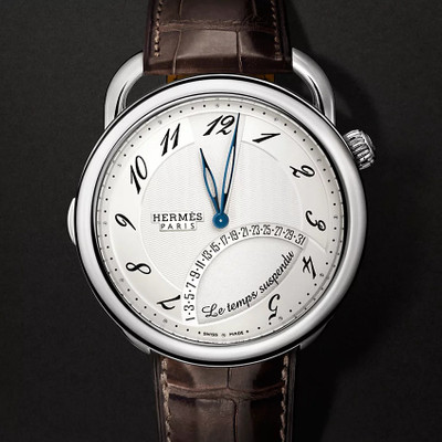 Hermès Arceau Le temps suspendu watch, 43 mm outlook