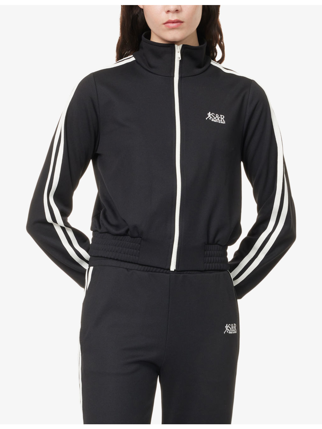 Sports Elio Embroidered-Logo Woven Track Jacket - 3