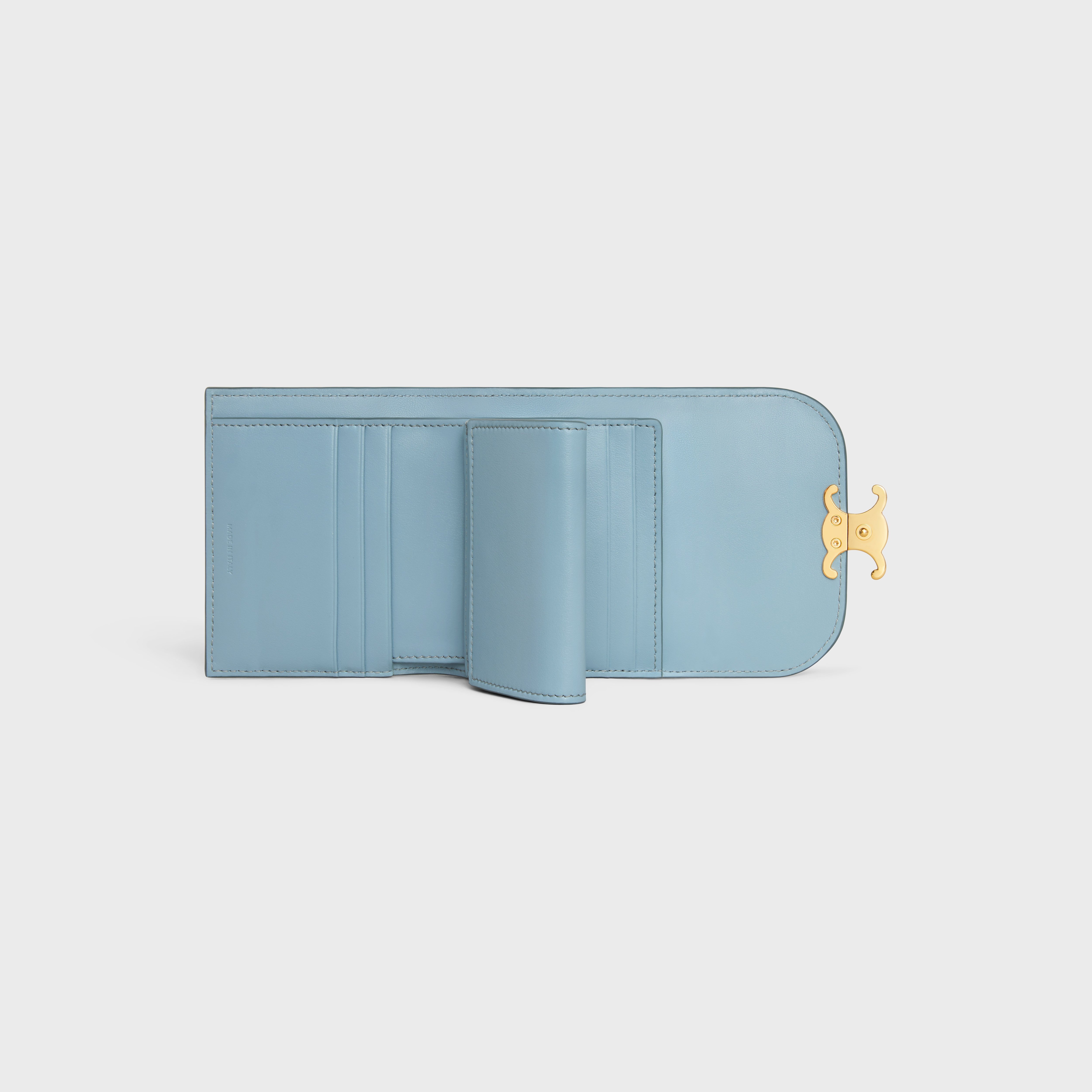 Small Wallet TRIOMPHE in Shiny calfskin - 4