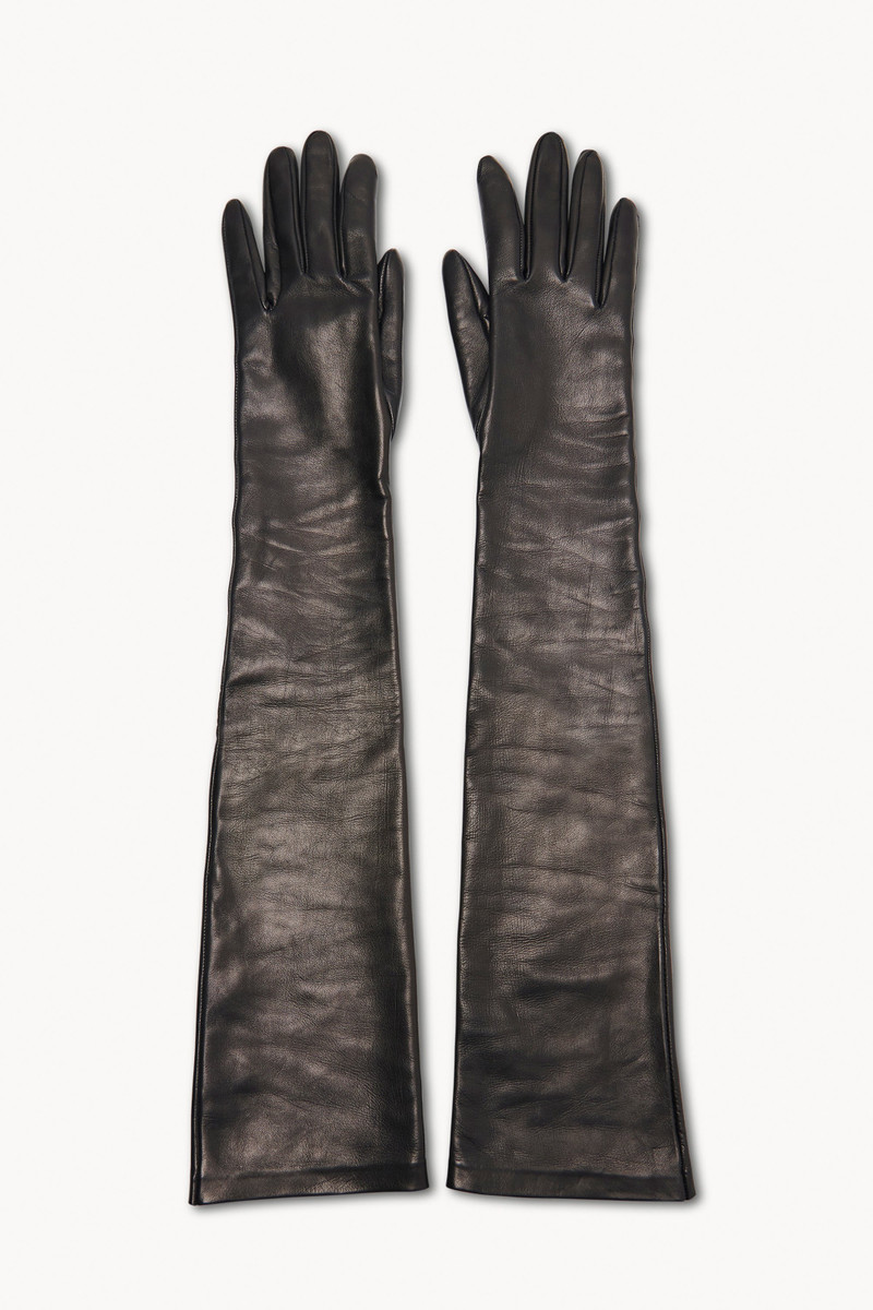 The Row Simon Gloves in Leather outlook
