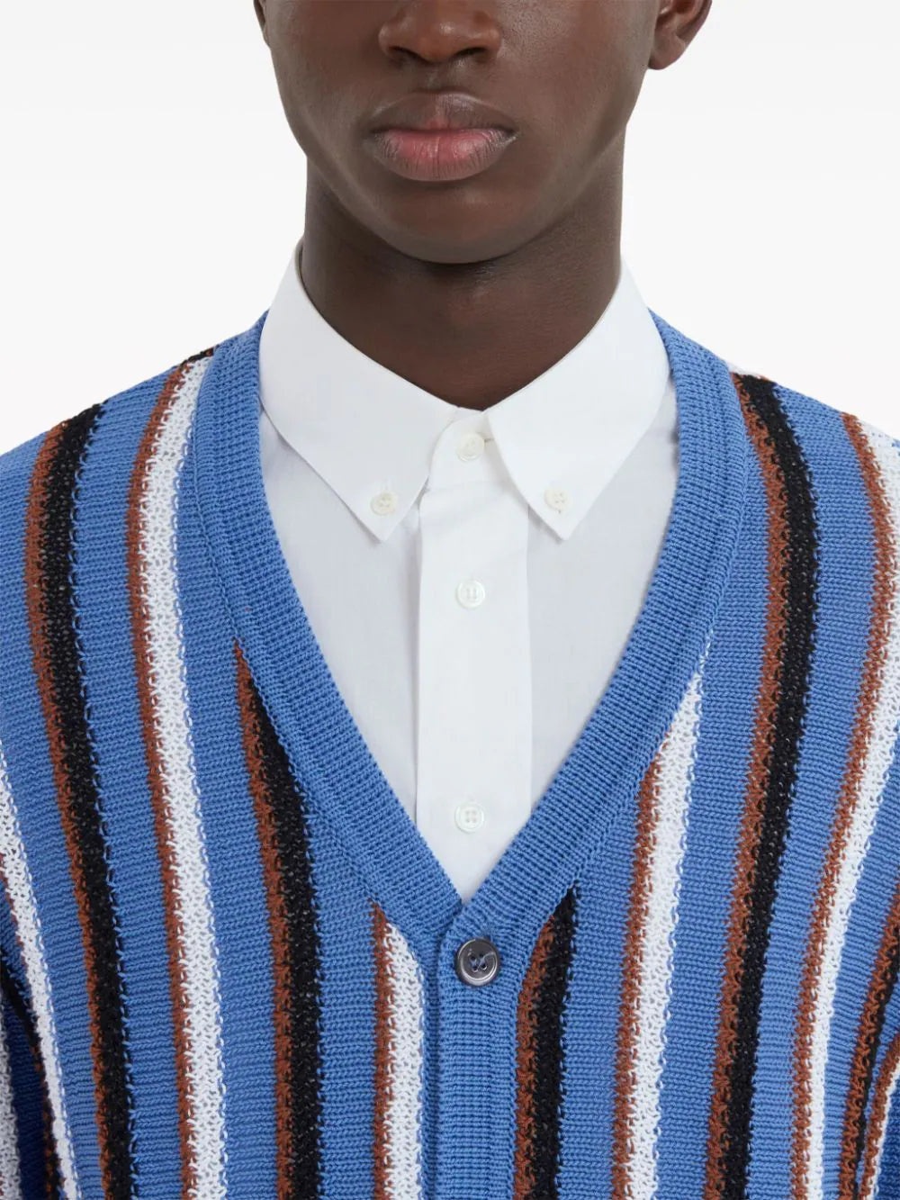 MARNI Men Cotton Knit Cardigan - 4