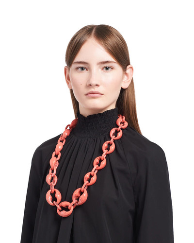 Prada Plexiglass necklace outlook