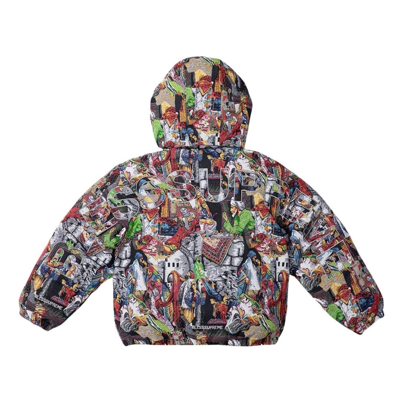 Supreme x Bless Tapestry Down Puffer Jacket 'Multi-Color' SUP-FW23-197 - 2