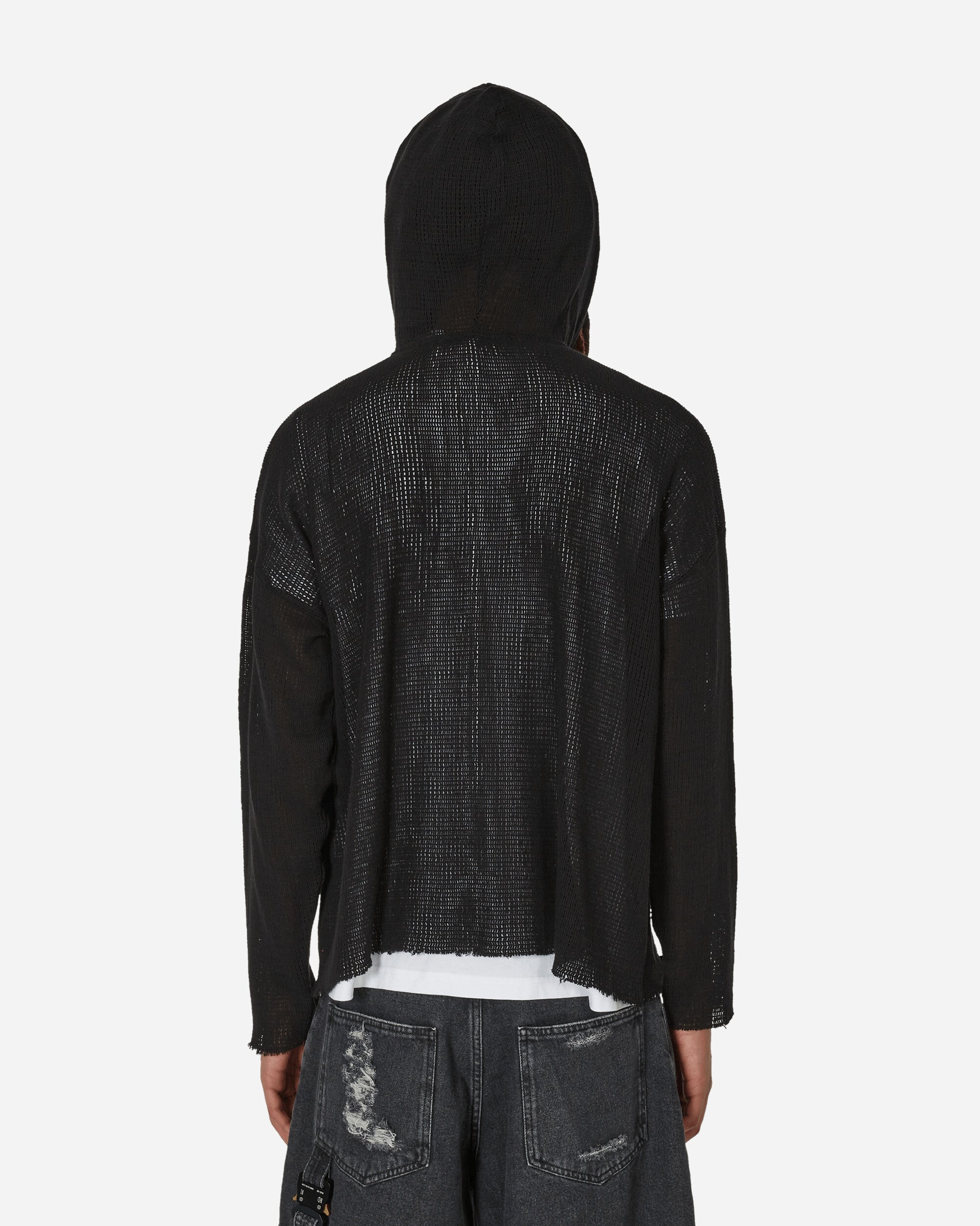 トップス 1017 ALYX 9SM Mesh Longsleeve Hooded 1017 ALYX 9SM Mesh Longsleeve Hooded Tee Black | slamjam