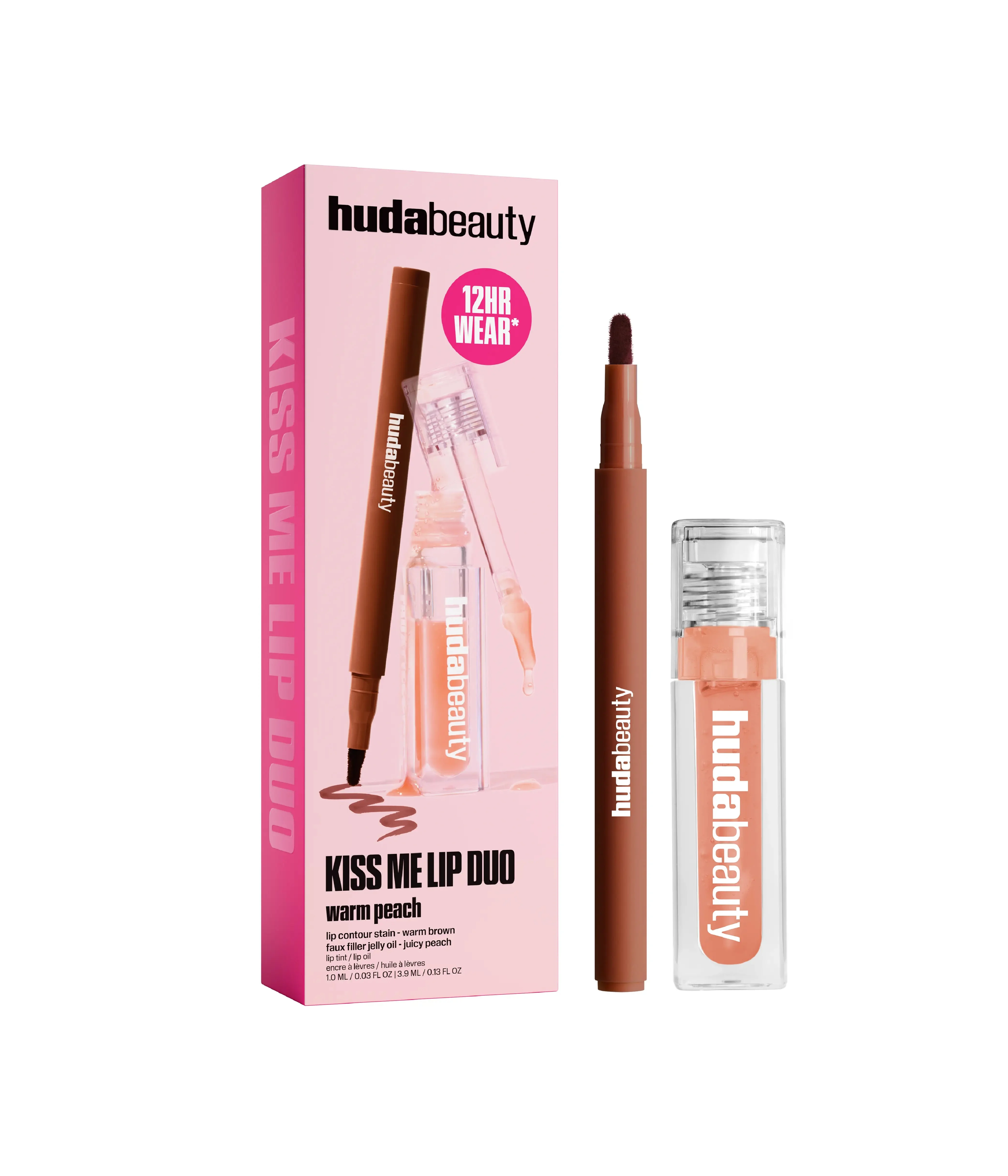 Kiss Me Lip Duo Set – Warm Peach - 1