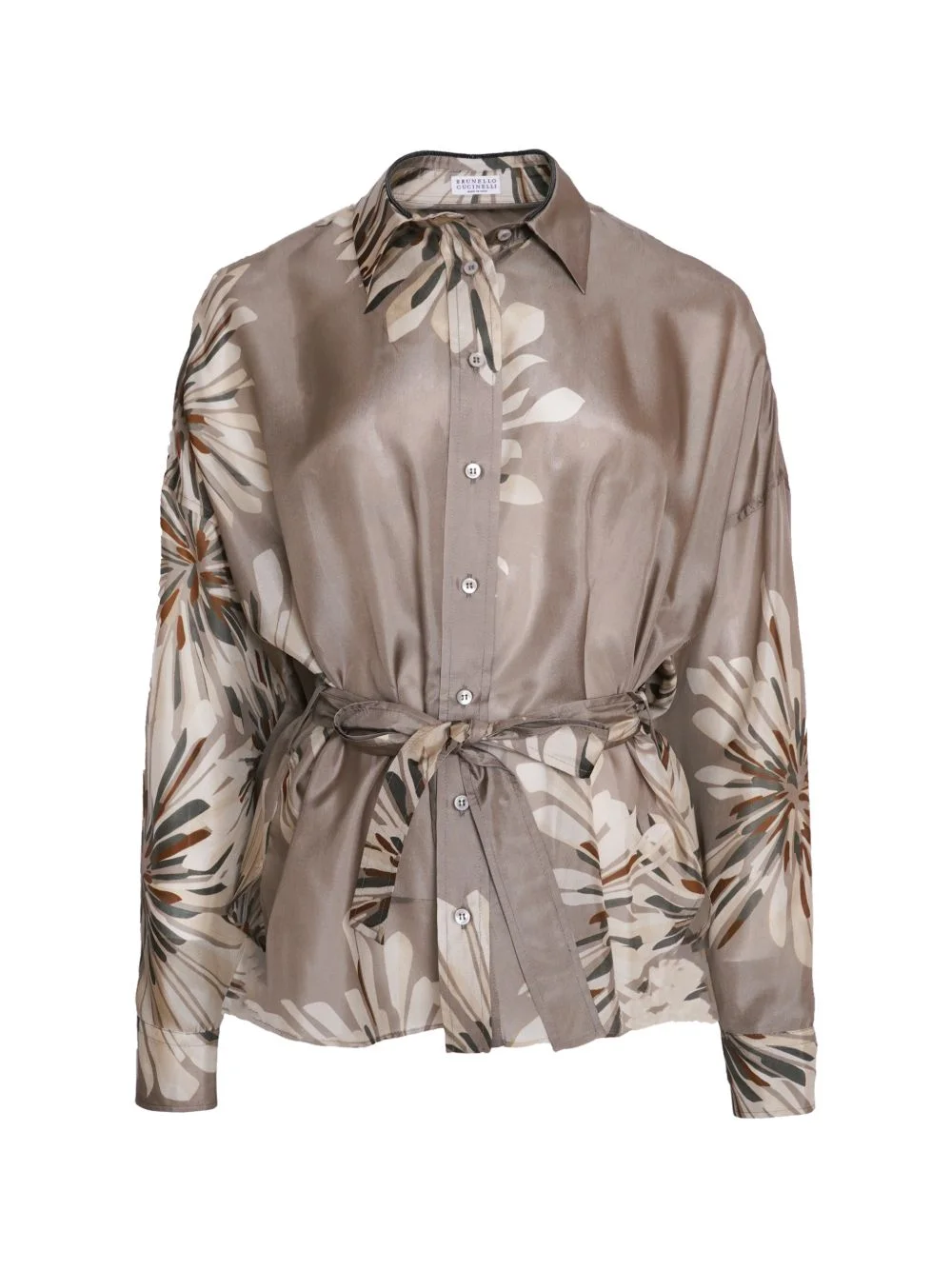 floral-print shirt - 1