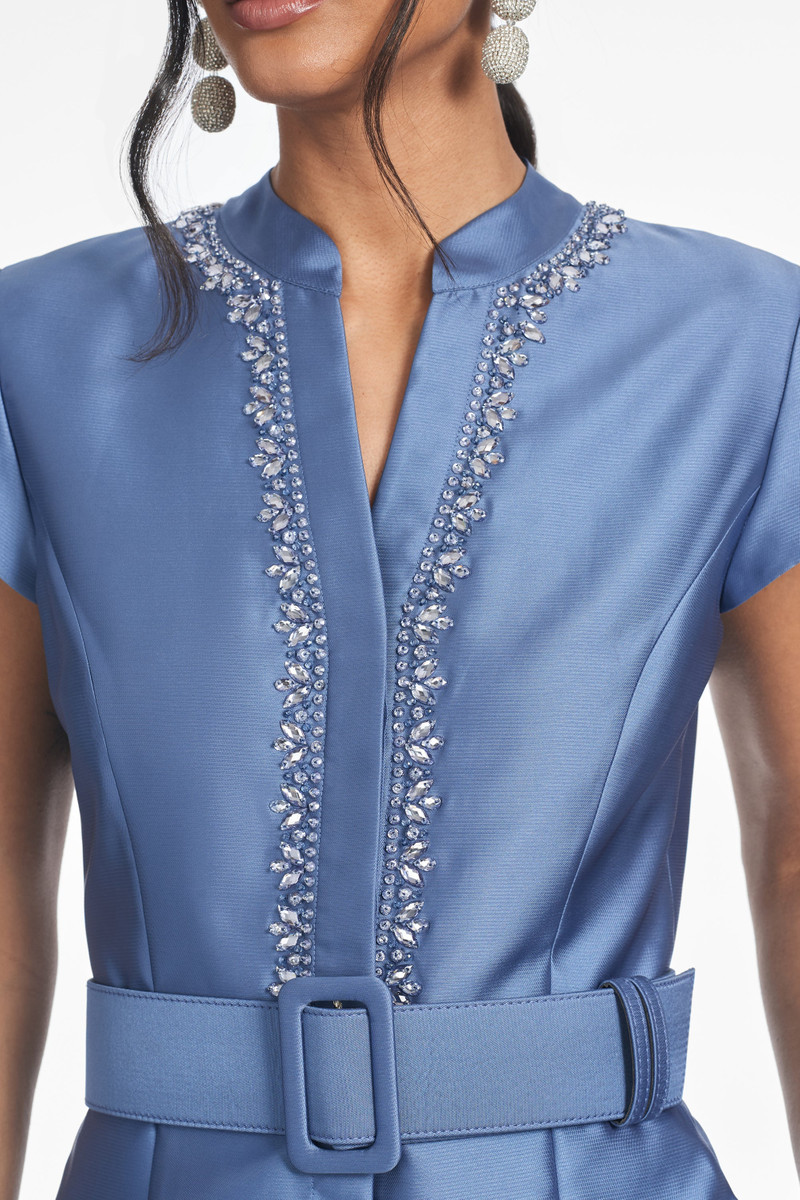 SACHIN & BABI EMBELLISHED MARTA GOWN - TWILIGHT outlook