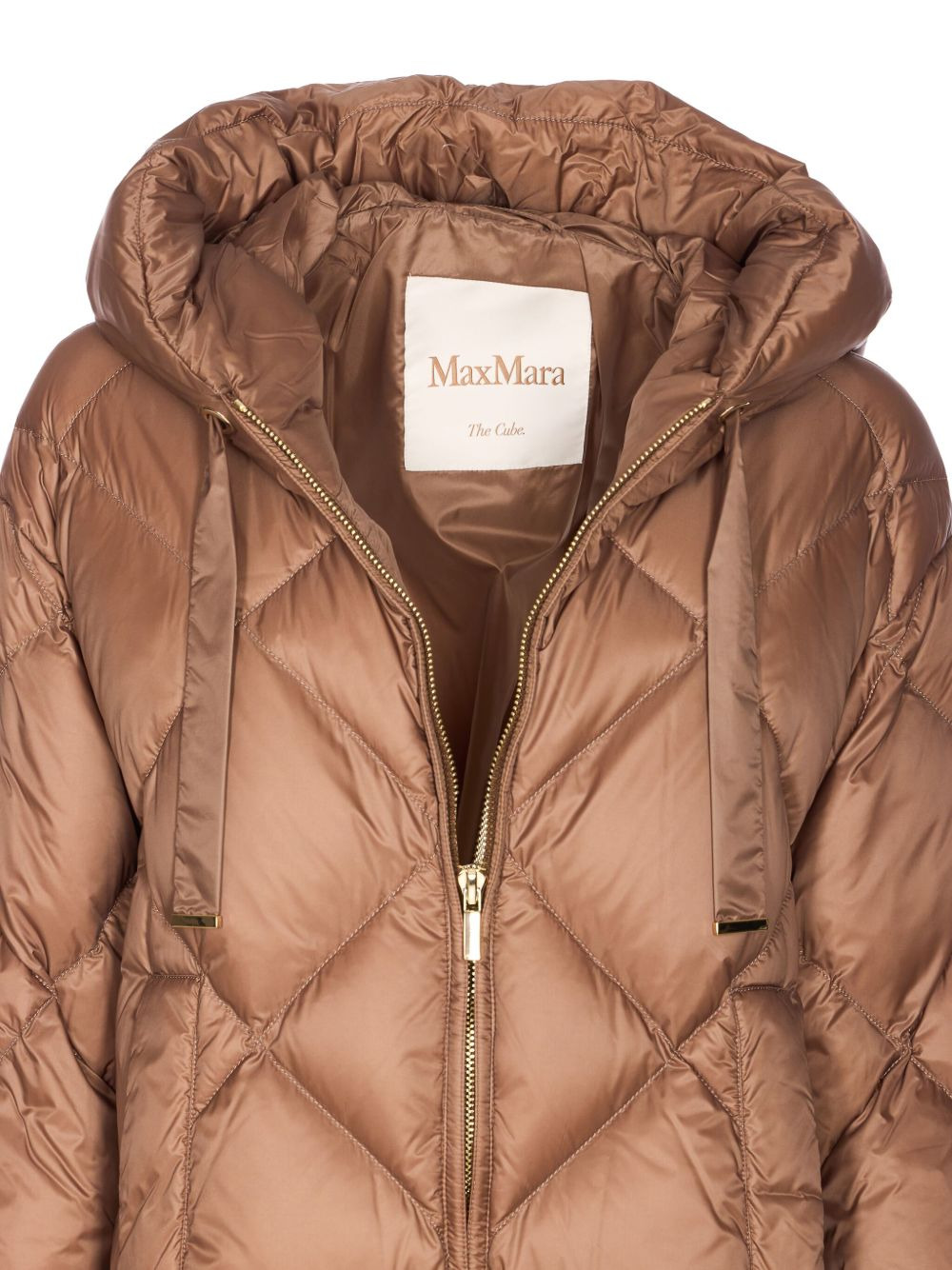 Trefe quilted hooded down jacket - 4