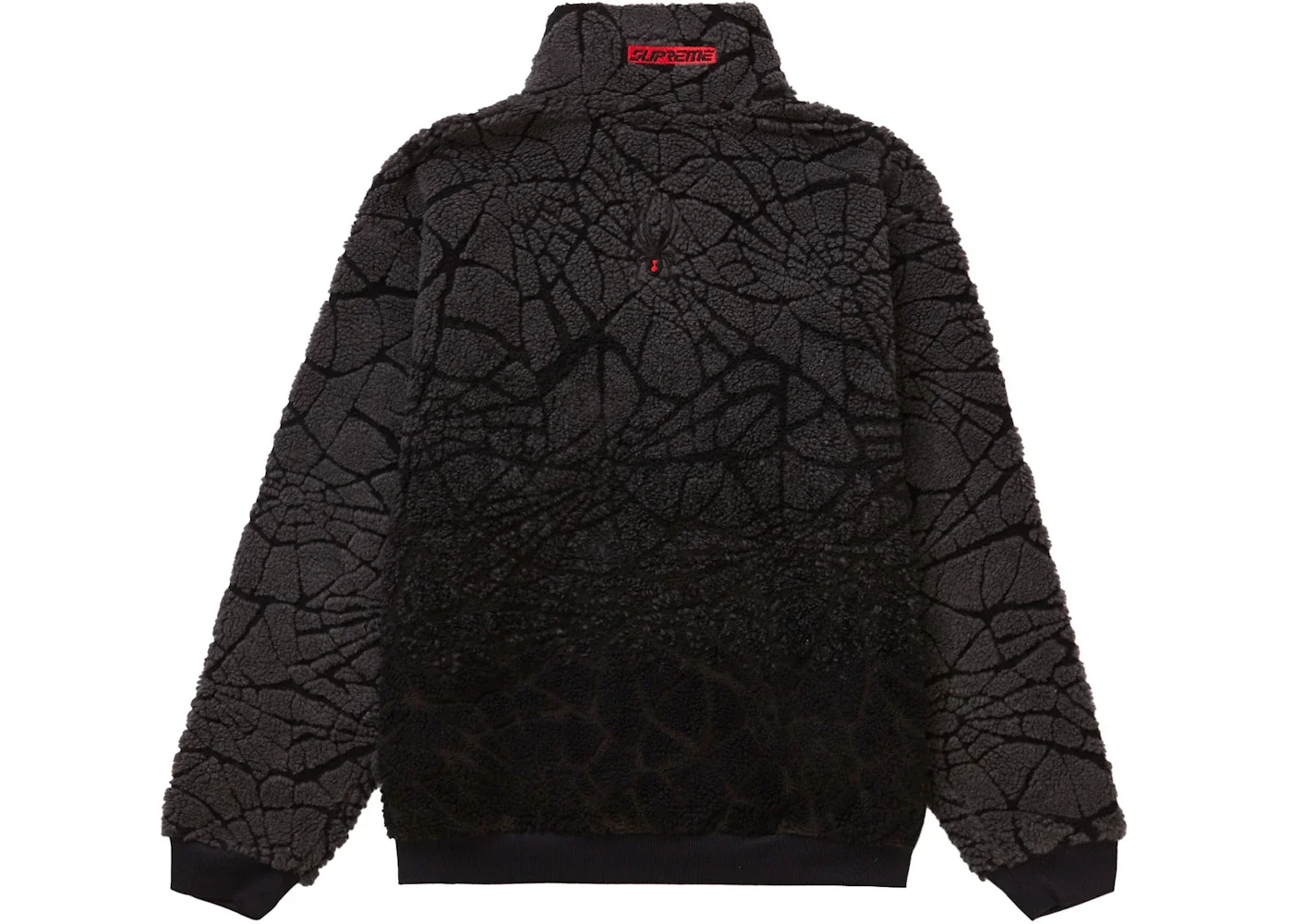 Supreme Supreme Spyder Web Polar Fleece Jacket Black - SUP Supreme Supreme Spyder Web Polar Fleece Jacket Black - SUP