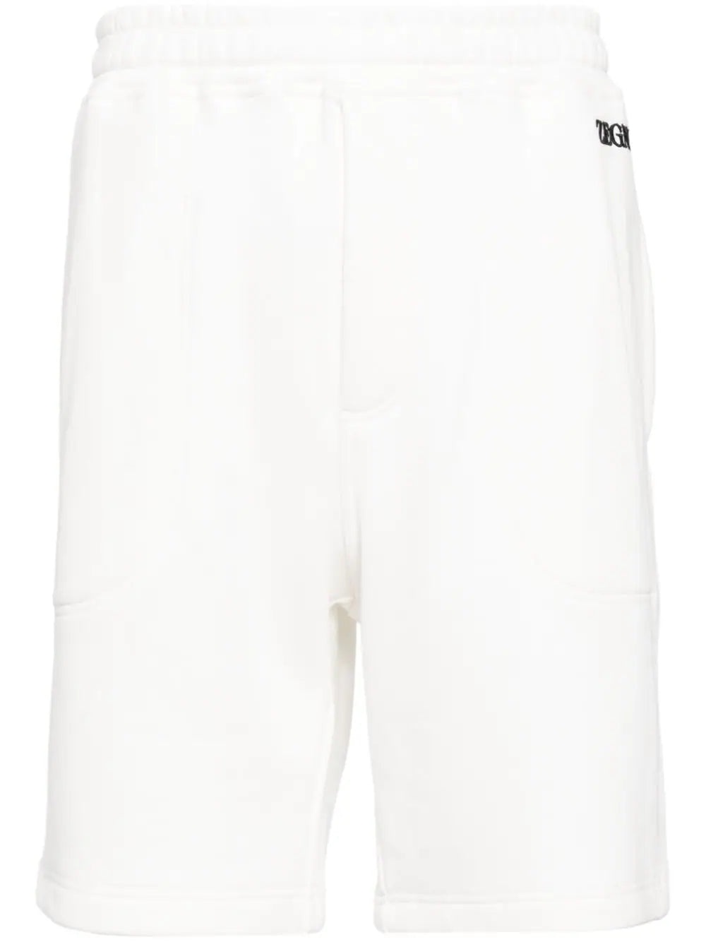 LOGO-EMBROIDERED JERSEY TRACK SHORTS - 1