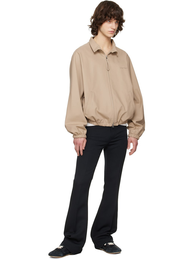 courrèges Black Signature 70's Bootcut Trousers outlook