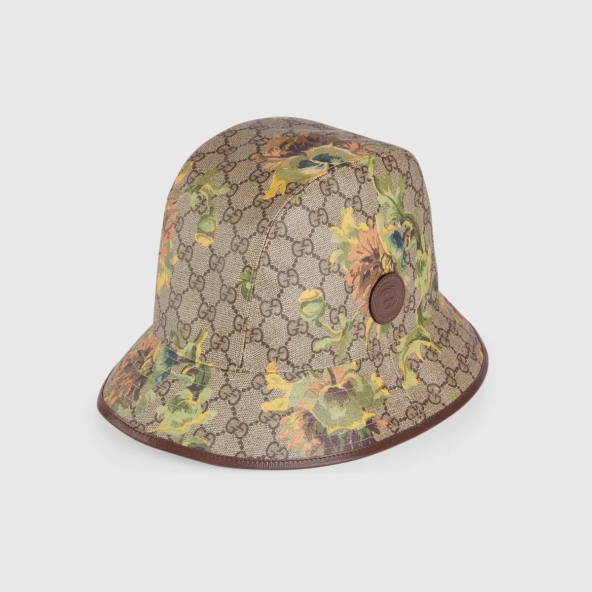 GG carnation print bucket hat - 3