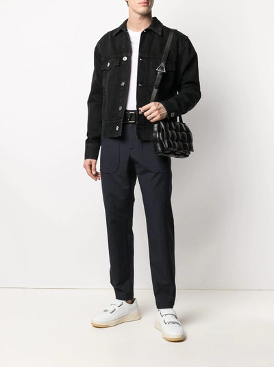 Lanvin logo patch denim jacket outlook