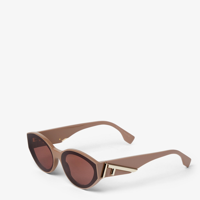 FENDI Fendi First Taupe acetate sunglasses outlook