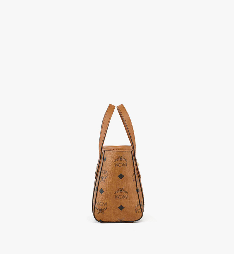 MCM Toni Top-Zip Shopper in Visetos outlook