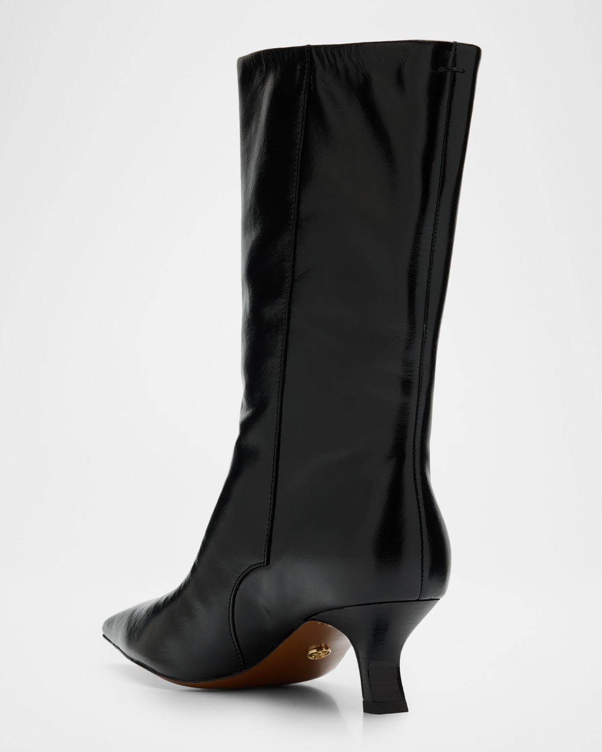 Mott Leather Mid-Calf Boots - 4