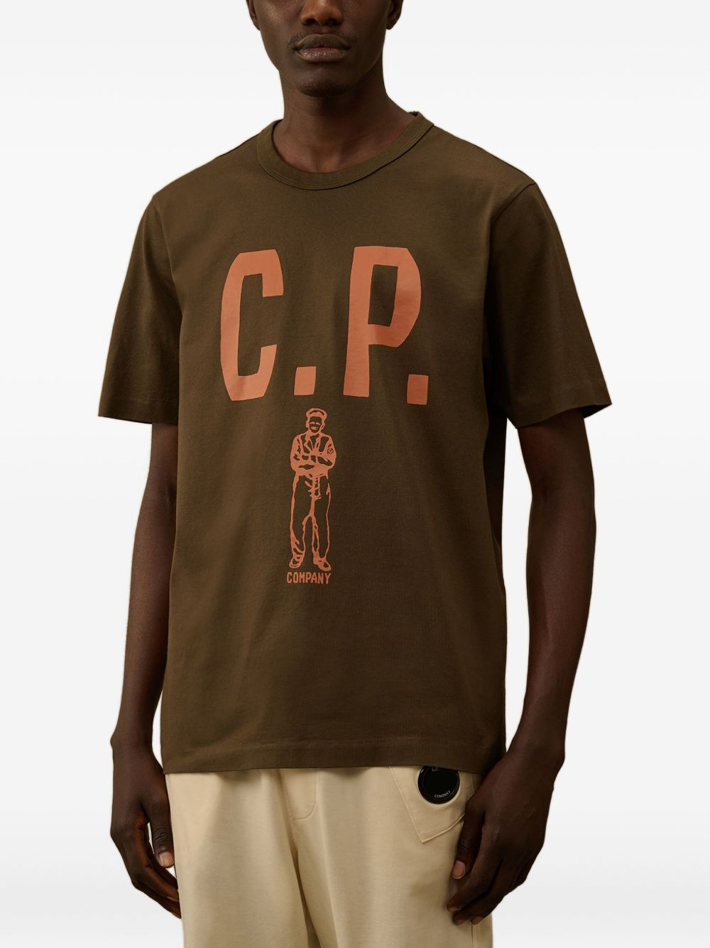 logo-print T-shirt - 3