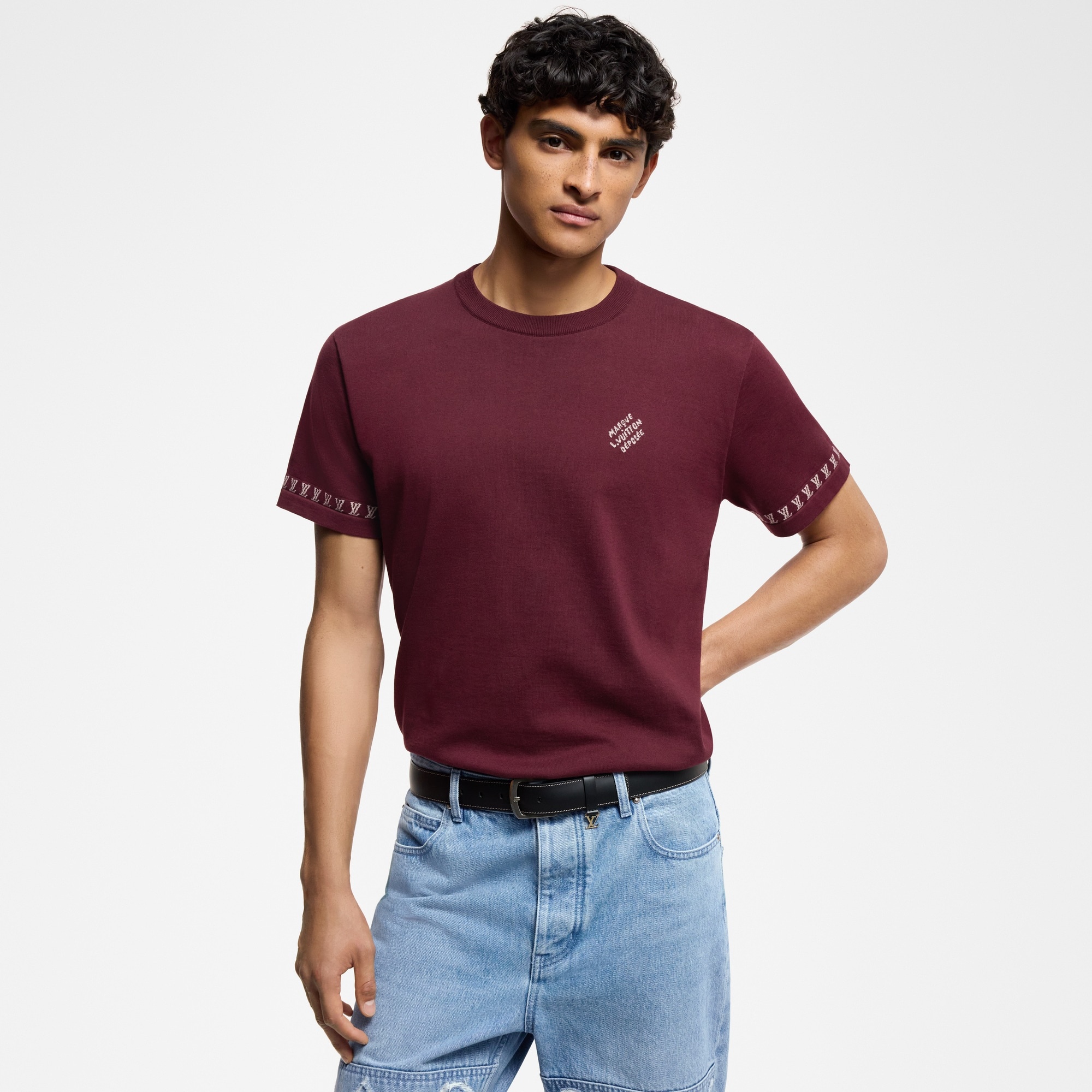 Signature Short-Sleeved Cotton Crewneck - 2