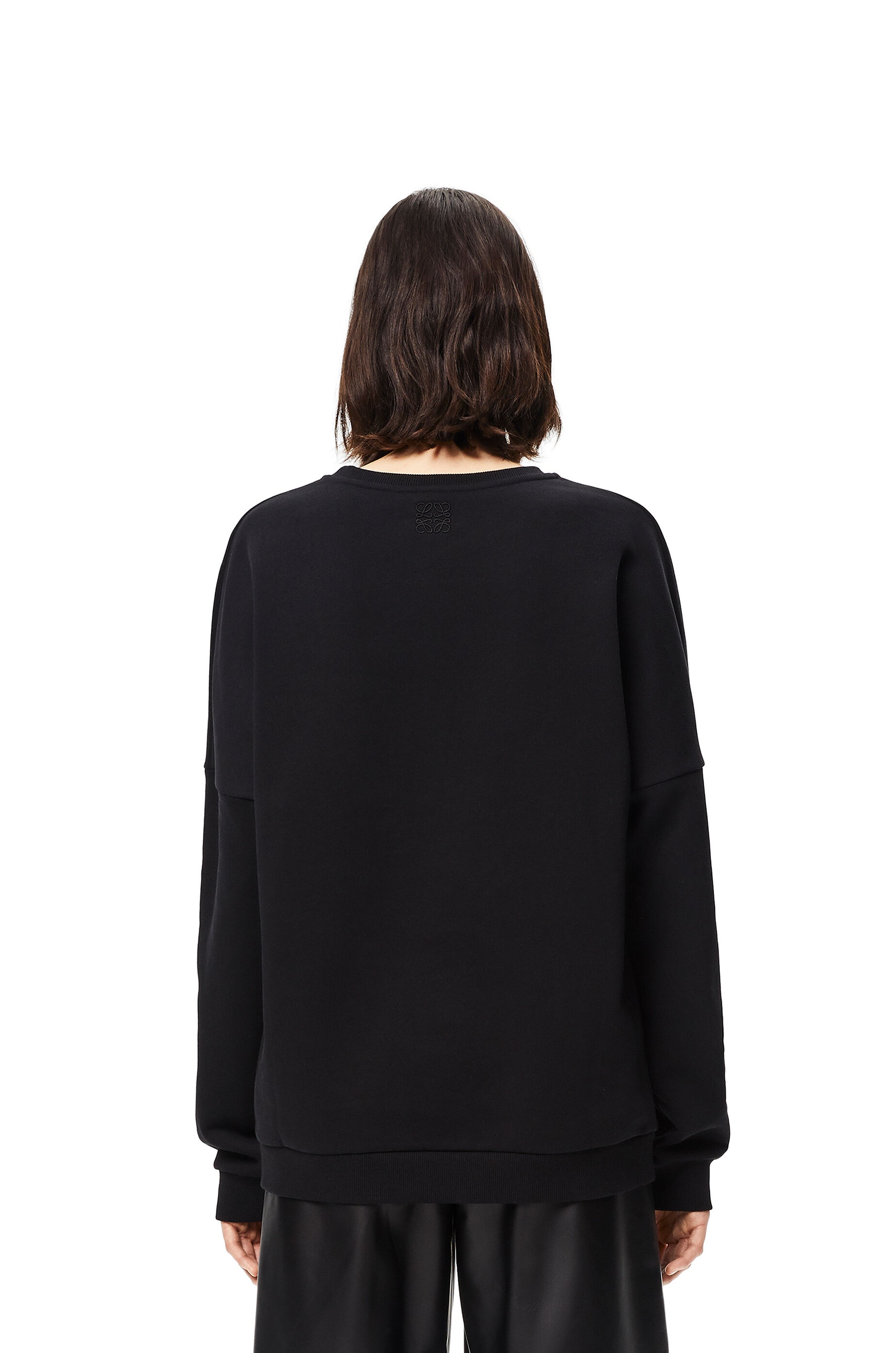 La Palme patch sweatshirt in cotton - 4