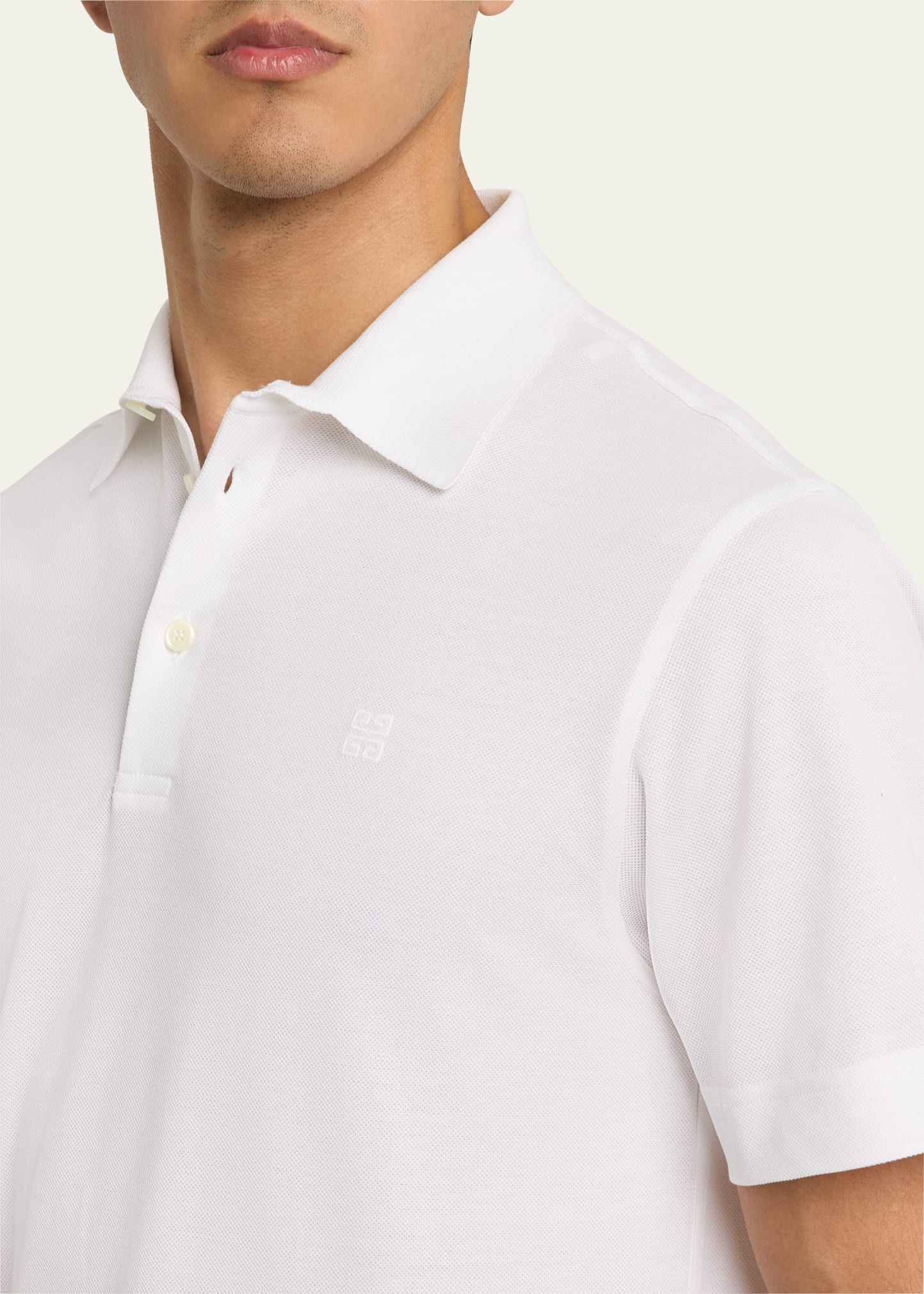 Men's 4G Pique Polo Shirt - 5