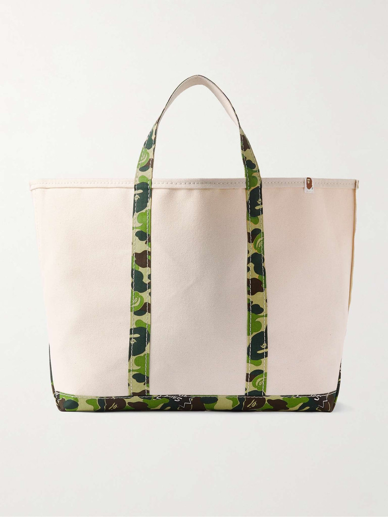 + BAPE® Cotton-Canvas Tote Bag 1