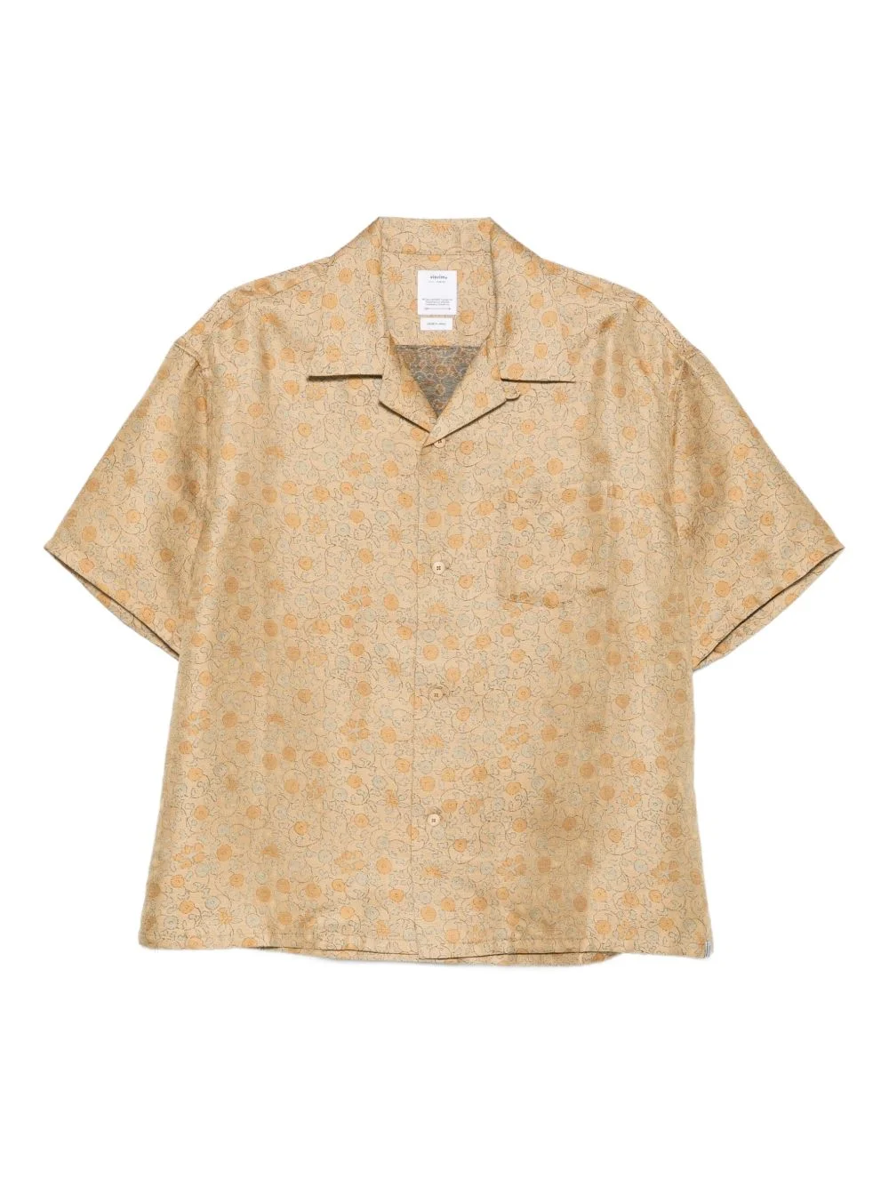 Crosby floral-jacquard shirt - 1